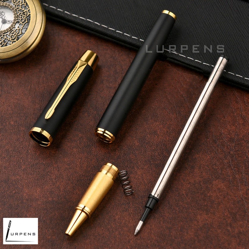 Bút ký tên doanh nhân cao cấp Lurpens Full box, bút bi kim loại khắc tên theo yêu cầu