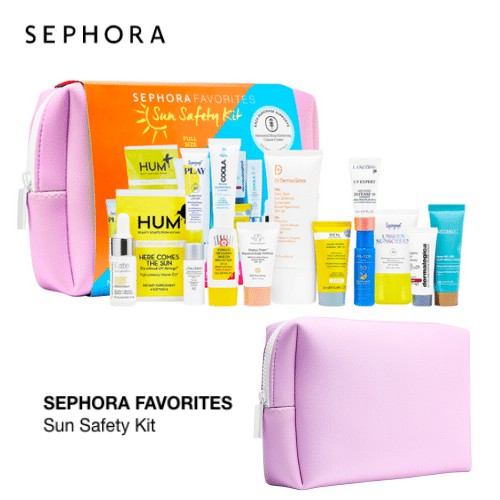 (Sẵn) Túi Đựng Trang Điểm Các Loại Sephora, Estee Lauder, Drunk Elephant,..