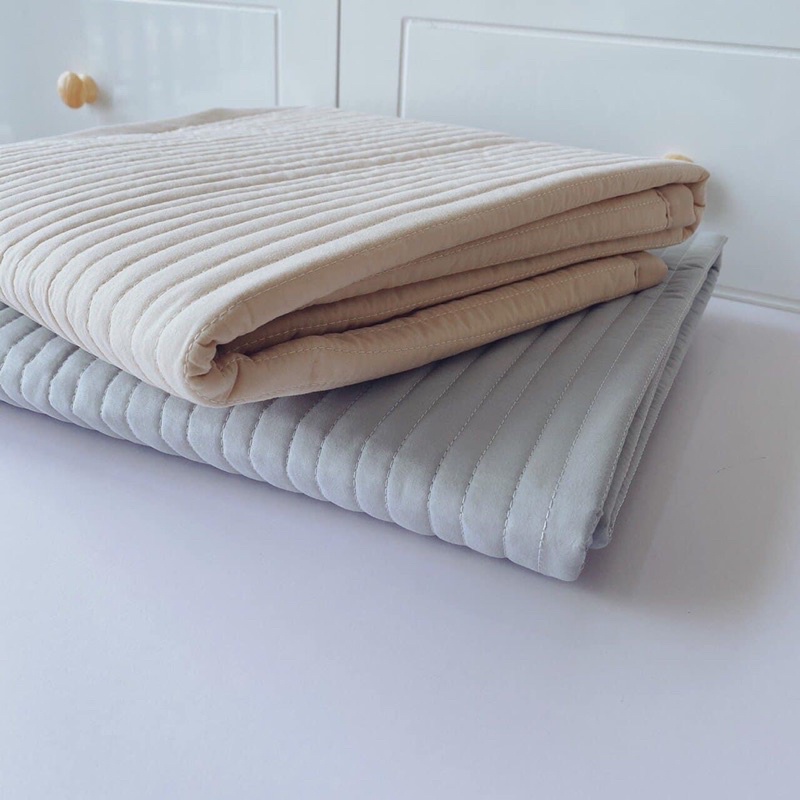 Lót chống thấm sọc dọc amante Hàn Quốc kích thước 60*120cm mềm mịn, thoáng khí cho bé