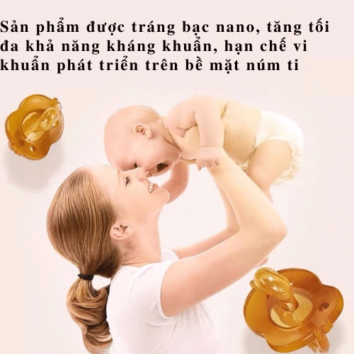 Núm ti giả silicon cho bé sơ sinh Baby Dreams