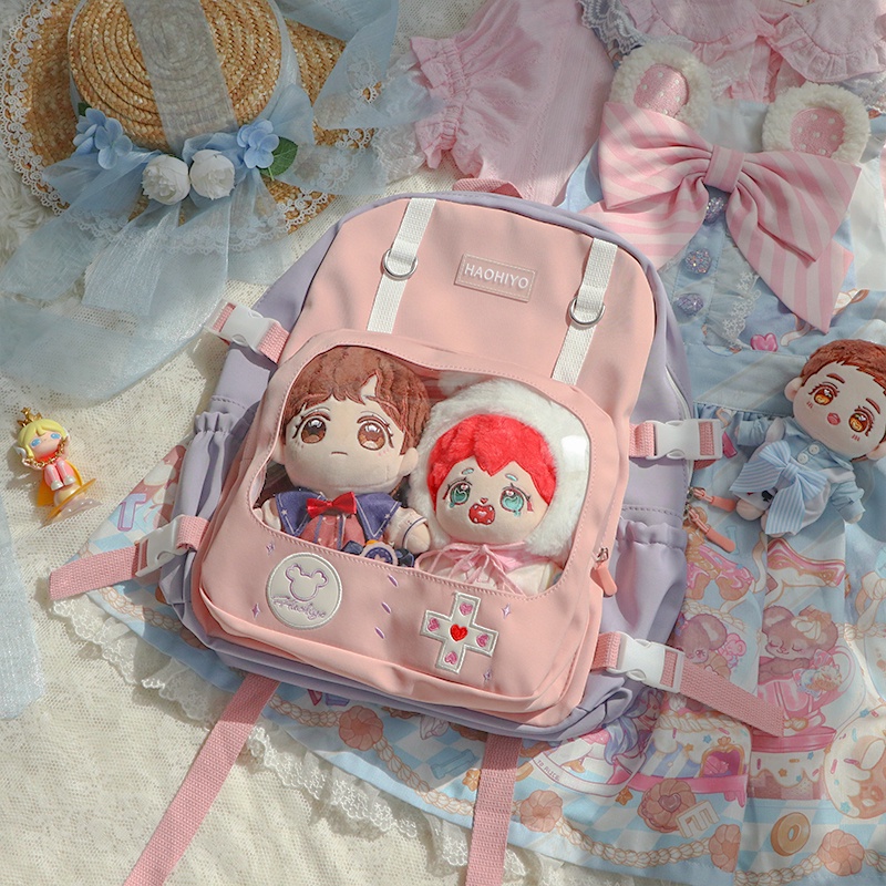 BALO ĐỰNG DOLL ULZZANG - BALO ĐI HỌC THỜI TRANG PHONG CÁCH HÀN QUỐC