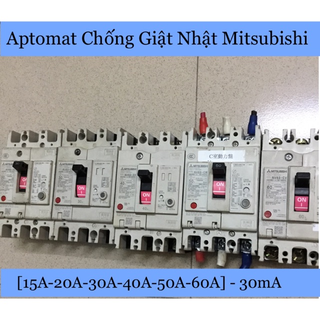 Aptomat Chống Giật Mitsubishi Nhật Bản