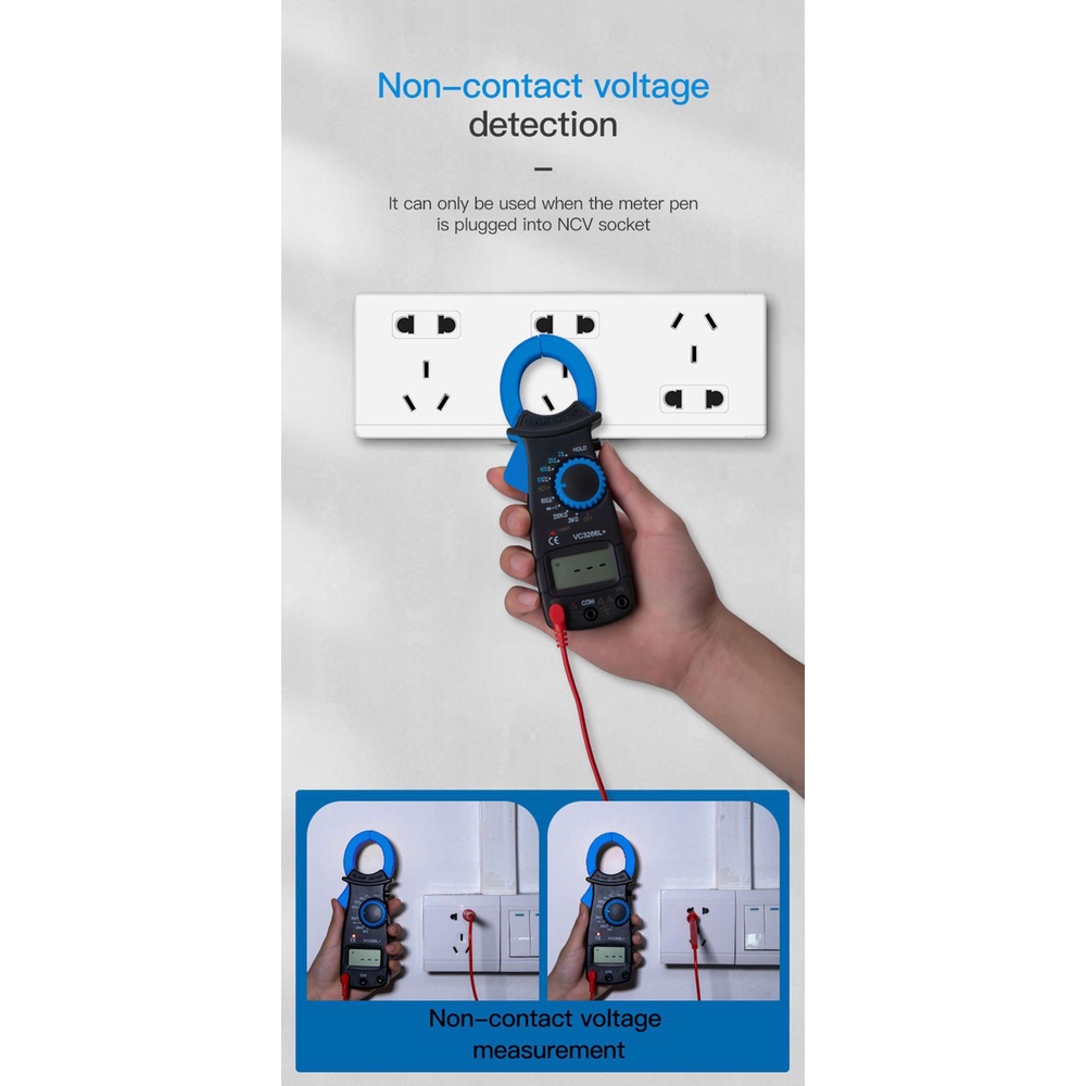 Kẹp Kiểm Tra Dòng Điện DC / AC Kỹ Thuật Số Độ Chính Xác Cao