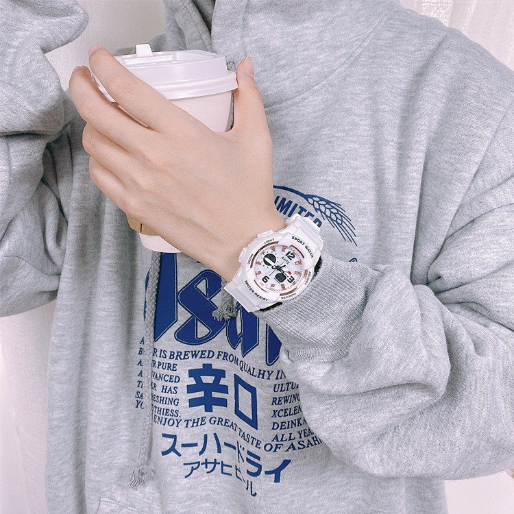 Đồng hồ thể thao nam nữ AVITE chính hãng, 2 chế độ xem giờ, giờ điện tử, giờ kim độc đáo, full chức năng AAV01 | BigBuy360 - bigbuy360.vn