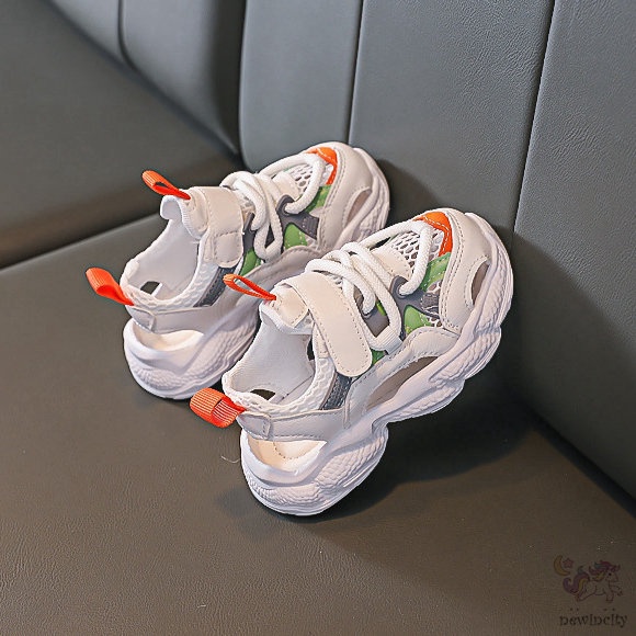 Giày thể thao trẻ em phối vải lưới cá tính thời trang Hàn Quốc