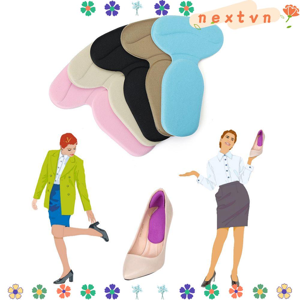 Cặp miếng đệm gót giày thiết kế có gel silicon tự dính bảo vệ gót chân hiệu quả