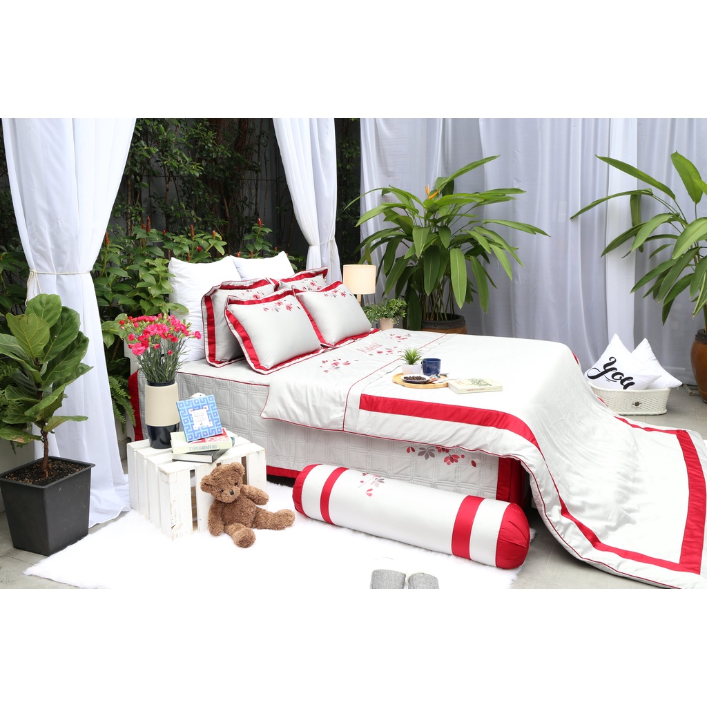 Vỏ gối nằm và gối ôm Cotton Đặc Biệt Edena - Chính Hãng, Cao Cấp