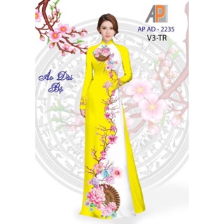 Vải áo dài 3d lụa