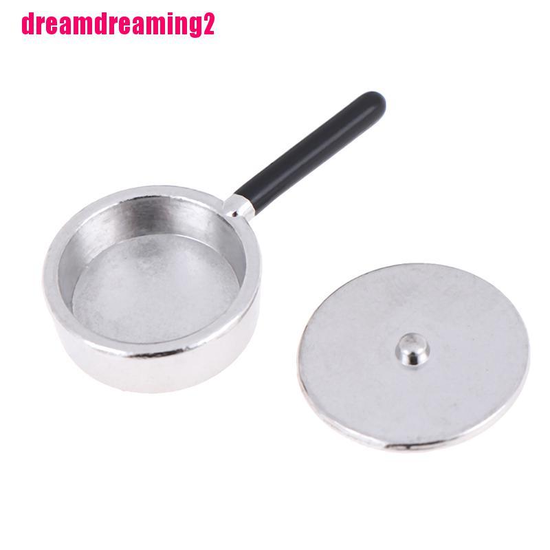 Bộ 4 Chậu Cây Kim Loại mini Trang Trí Nhà Búp Bê