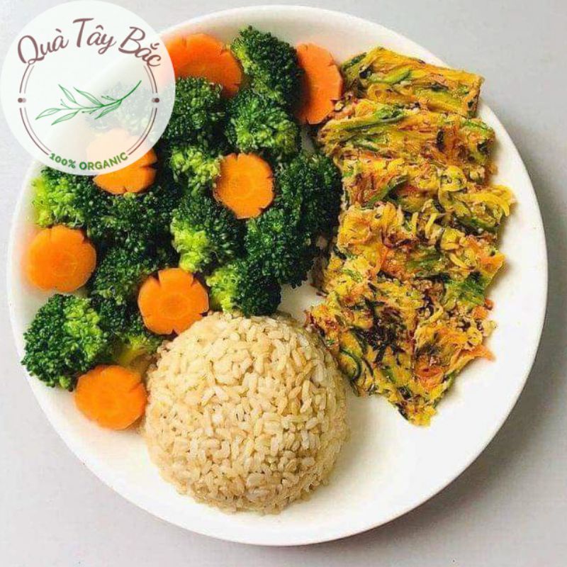 Gạo lứt séng cù hạt tròn Đặc sản gạo Văn Chấn Yên Bái