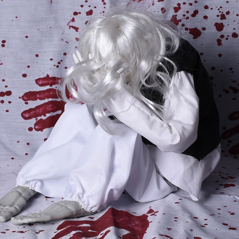 Aoto Mô Hình Búp Bê Ma Khóc Kinh Dị Trang Trí Halloween