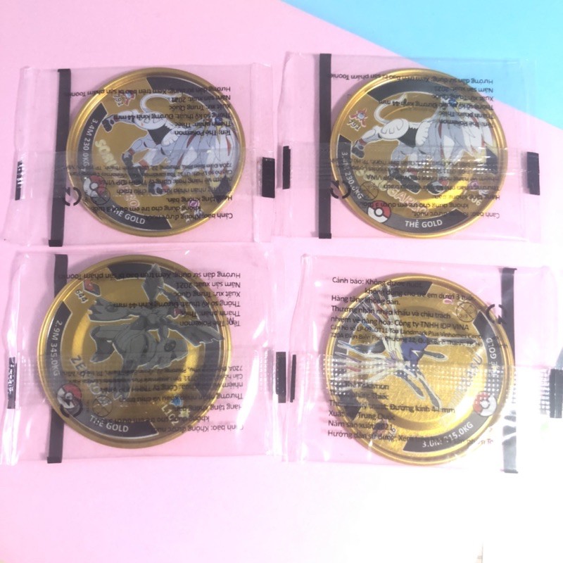 Thẻ Toonies Pokemon 2021 - Thẻ Gold