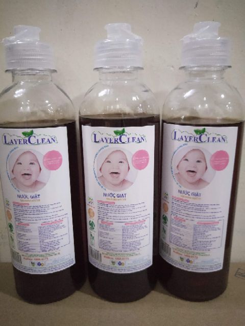  Nước giặt hữu cơ Layer Clean chai 300ml