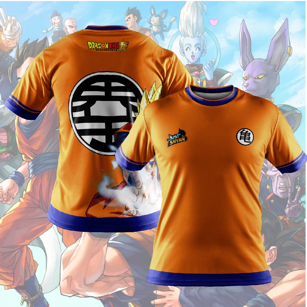 Áo Thun Tay Ngắn In Hình Goku Dragon Ball Cá Tính Cho Nam Nữ