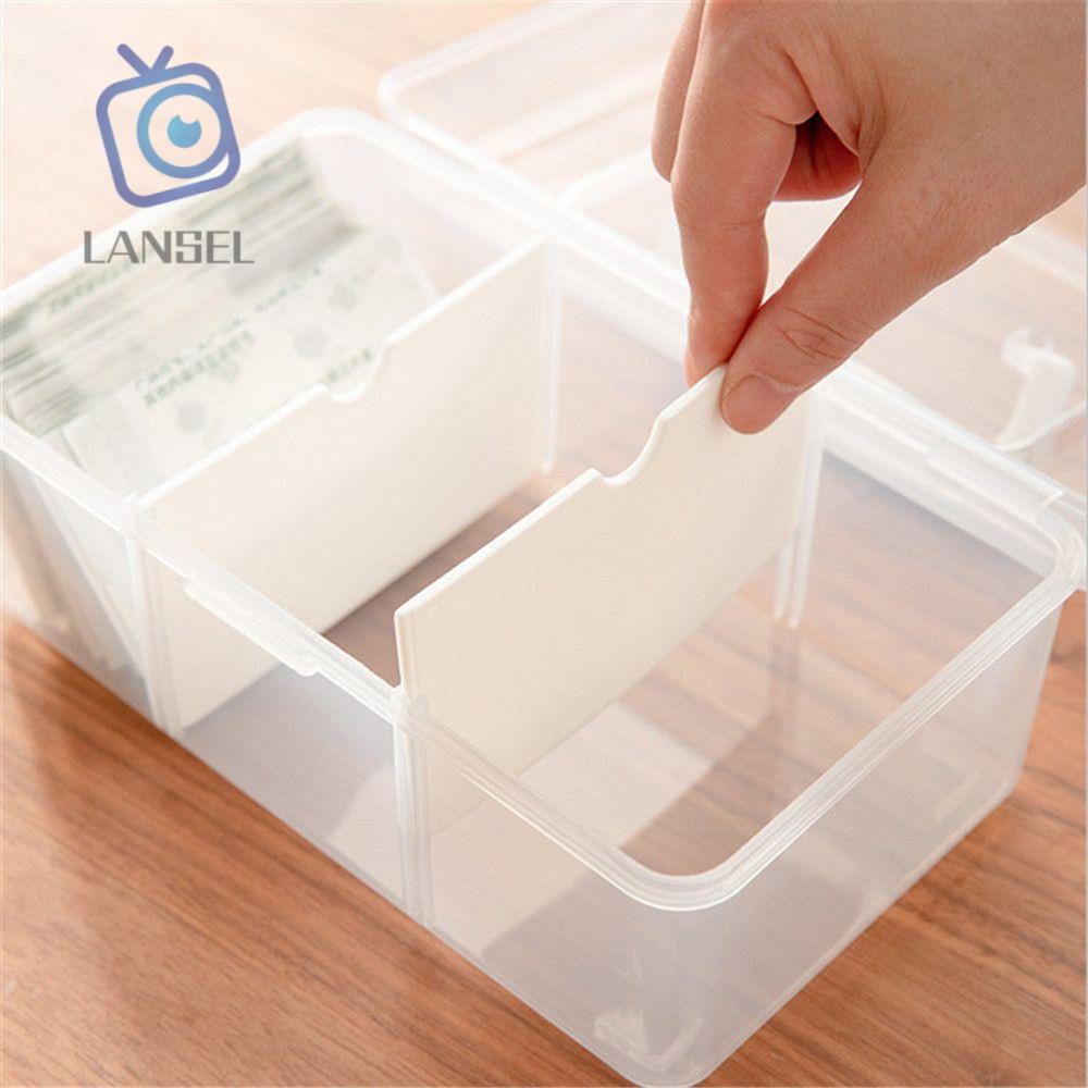 Hộp Đựng Dụng Cụ Sơ Cứu Trong Suốt Đa Năng Chống Bụi Có Nắp Đậy