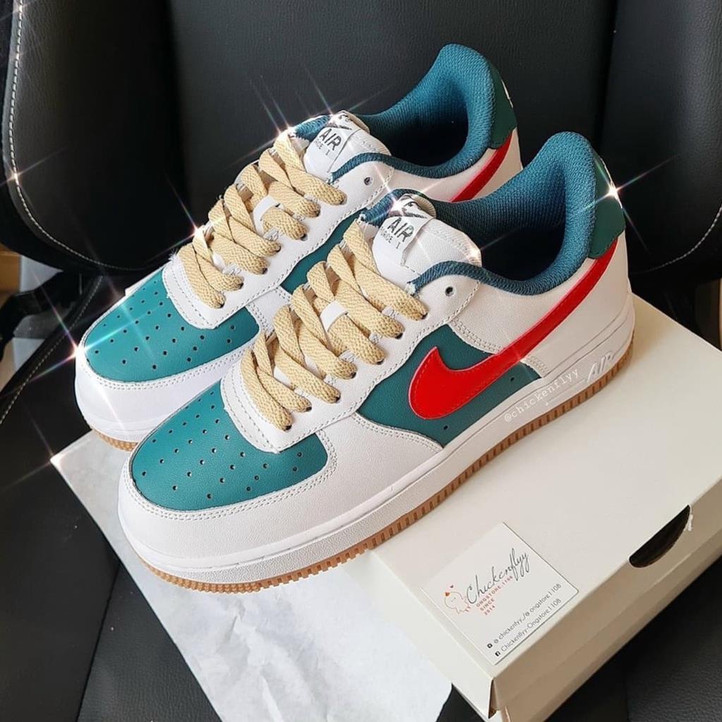 Giày Thời Trang Nike AF1 Gucci Cổ Thấp, Giày Thể Thao Nam Nữ Air Force 1 Đế Khâu Thời Trang Ulzzang l