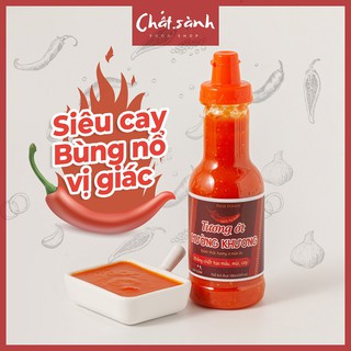 Tương ớt SIÊU CAY NGUYÊN CHẤT Mường Khương 100% Không Chất Bảo Quản Chai 180ml