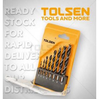 Tolsen chính hãng 75626 bộ mũi khoan gỗ 8 cây