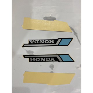 Bộ Tem 3 lớp honda cub 81 70cc (màu xanh da trời)