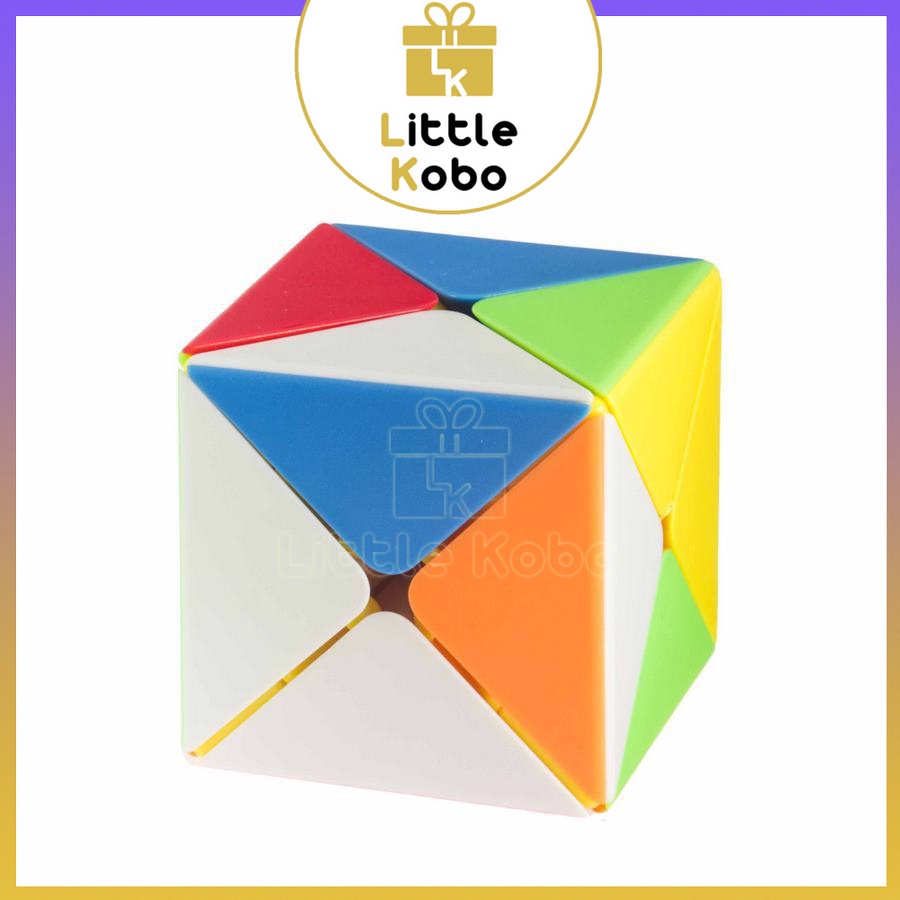 Rubik Biến Thể QiYi Dino Cube Rubic QiYi X Dino Skewb Stickerless Đồ Chơi Trí Tuệ