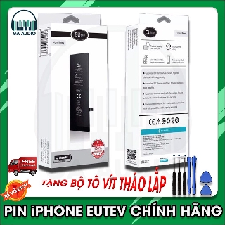 Pin iPhone EUTev chính hãng (xuất khẩu EU),dành cho iphone4,4s,5,5s,6,6s,6plus,6splus,7,7plus,8,8plus,iphone x