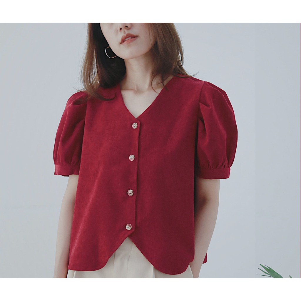 Chicka Chicka - Áo Velvet croptop 