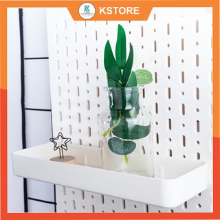 Phụ kiện khay dài đừng đồ treo - bảng cài Pegboard