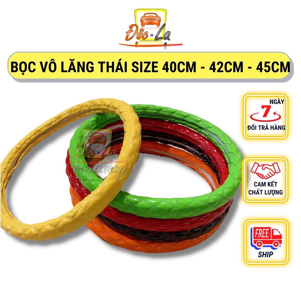 Bọc Vô Lăng Xe Tải Size 40-42-45 - Bọc Vô Lăng Thái Cao Cấp Hàng Siêu Chất