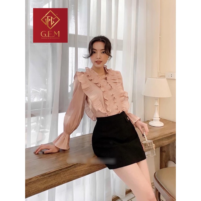 [BÁN BUÔN&amp;LẺ] Áo kiểu nữ GEM07 - đi chơi hay công sở đều được - dễ phối chân váy hoặc quần tây hợp thời trang - GEM.VN