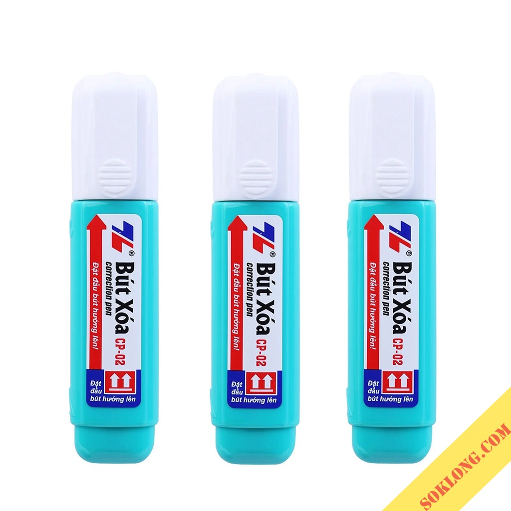 Bút xóa nước Thiên Long 12ml/ 7ml bút tẩy xóa nhanh khô phù hợp cho học sinh, văn phòng