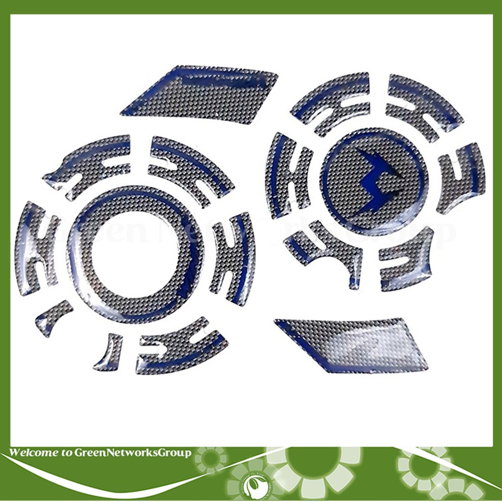 Bộ tem dán lốc máy Carbon cho xe Winner 150 Greennetworks