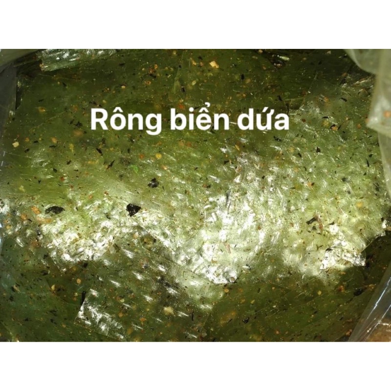 Bánh trảng tỏi phi rong biển lá dứa 500gr