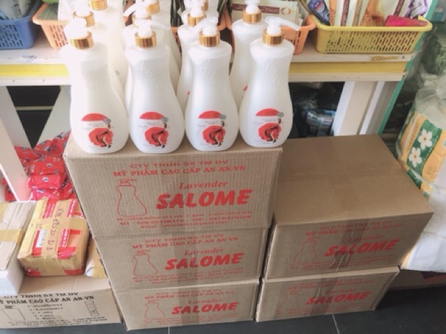 Sữa tắm thơm trắng da salome 1000ml