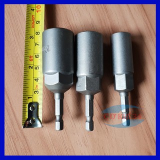 Chụp bulong 13, 17, 19mm sâu lòng chuôi lục giác cho khoan