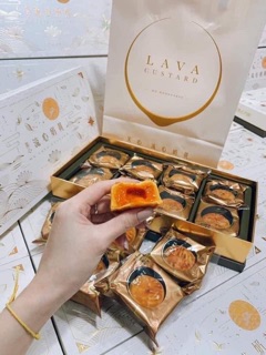 Bánh trung thu lava cútar hộp 8cái