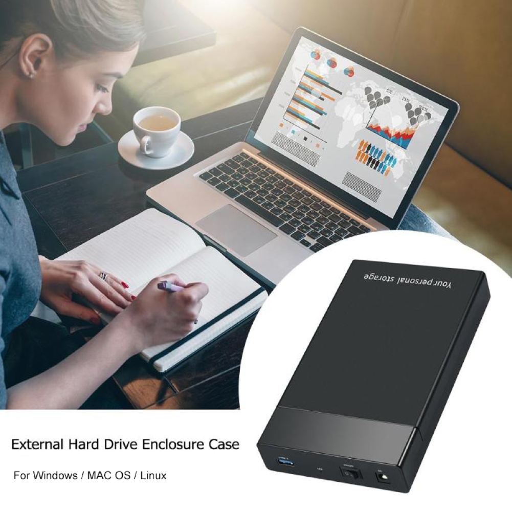 Ổ Cứng Di Động 3.5 Inch Sata Usb 3.0 5gbps Có Đèn Led Báo Hiệu Cho Máy Tính | BigBuy360 - bigbuy360.vn