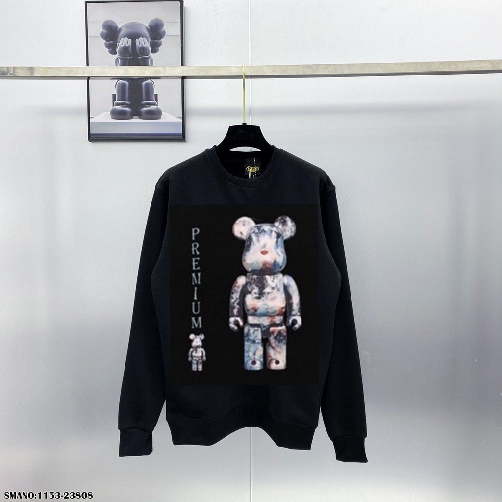 Áo sweater thu đông poly dày dặn in hình mềm mại phong cách trẻ trung năng động cho cả nam và nữ - TD93