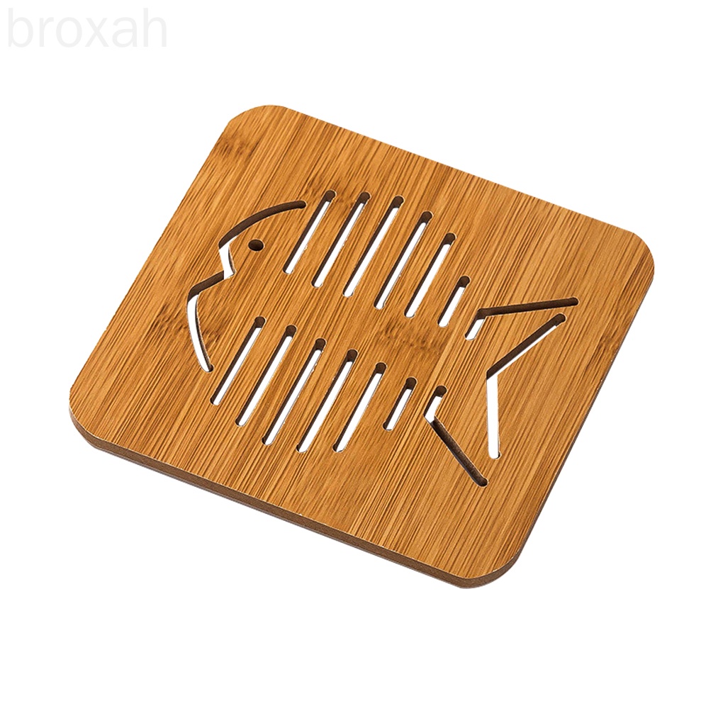 Hoạt Hình Tấm Lót Bàn Ăn Bằng Gỗ Cách Nhiệt Chống Trượt Loại 1 Broxah