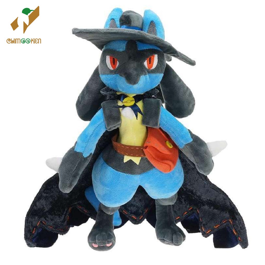 Gấu bông pokemon hiệp sĩ bóng đêm Lucario 30cm