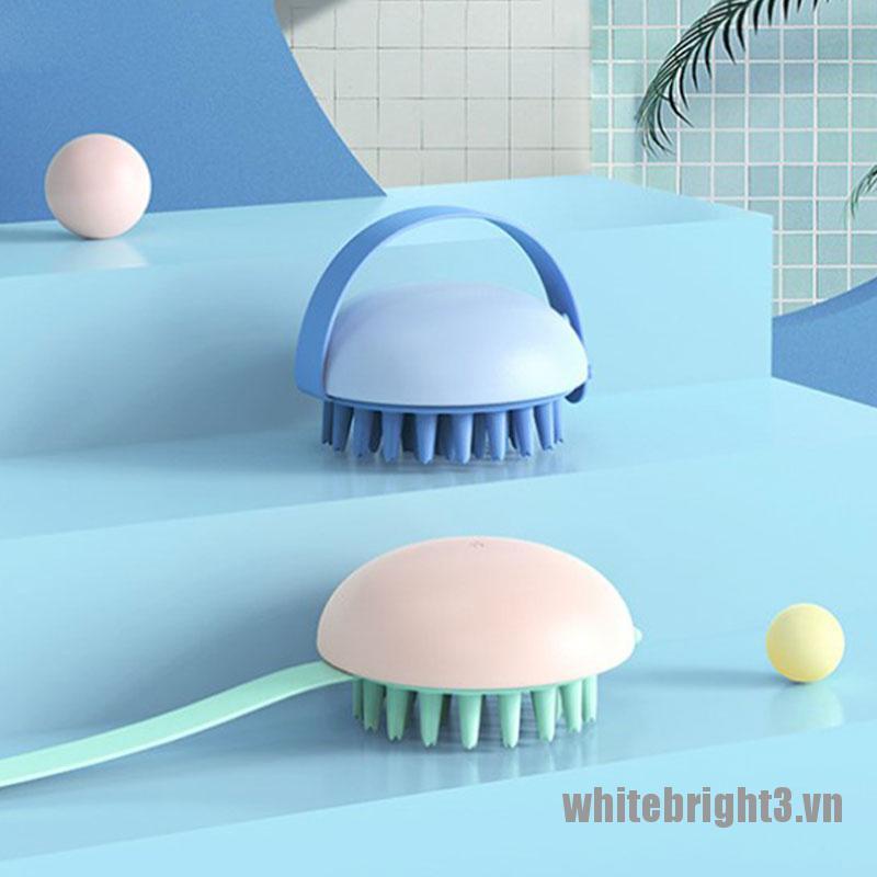 (Hàng Mới Về) Dụng Cụ Mát Xa Da Đầu Khi Tắm Bằng Silicone