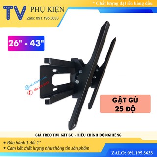 Giá treo tivi nghiêng 26-43 inch - giá treo gật gù điều chỉnh góc nghiêng 26 - 43 inch