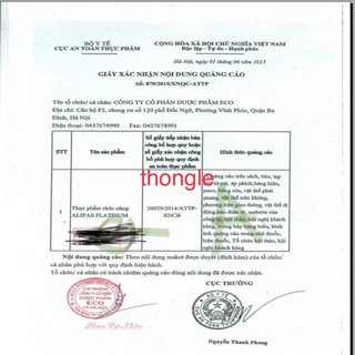 TPCN Sâm Alipas hộp 30 viên
