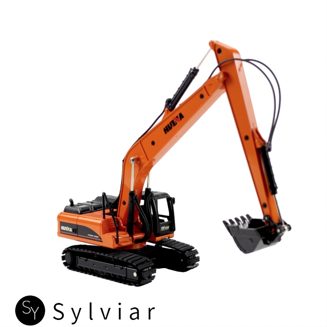 Mô hình xe cần cẩu HUINA 1522 1:50 bằng hợp kim tỉ lệ 1:50 xe đua xe đạp