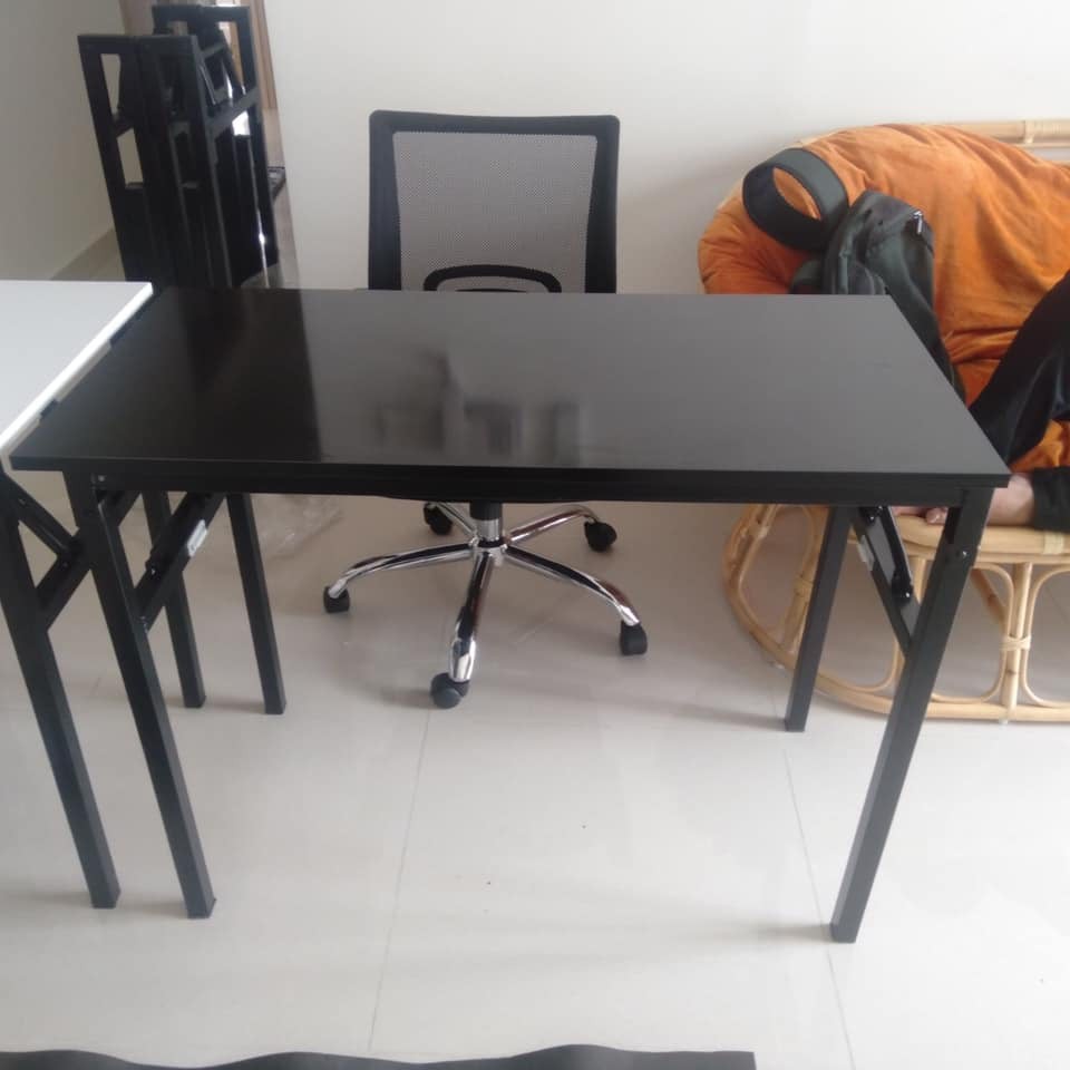 Bàn làm việc, bàn học gấp gọn , mặt MDF nhập khẩu cao cấp siêu đẹp, siêu sang