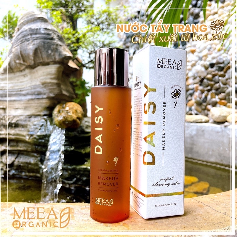 (C.Hãng100%) Tẩy Trang Daisy Makeup Remover - Meea Organic ( Mua 2 Tặng 1 Bông )