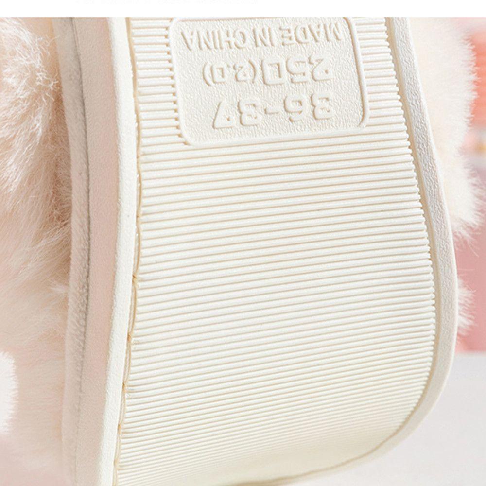 .Dép Bông Đi Trong Nhà Chống Trượt Mềm Mại Thời Trang Mùa Đông