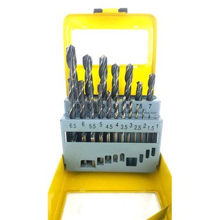 BỘ 19 MŨI KHOAN SẮT - INOX FAVI