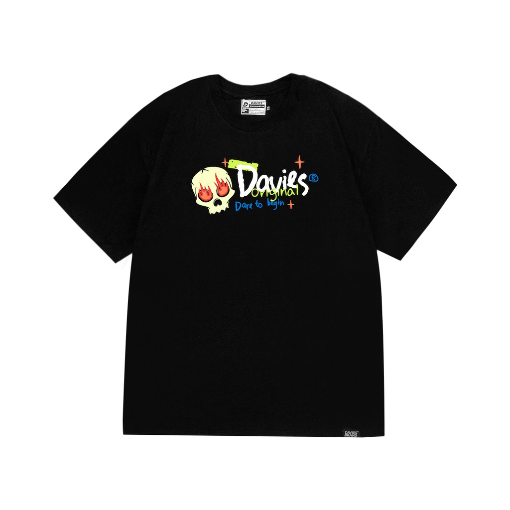 Áo thun nam tay ngắn cổ tròn local brand Davies Internet Post Tee.