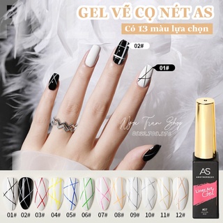 Gel Vẽ Cọ Nét AS Cao Cấp | Hàng Loại 1 | 12 Màu