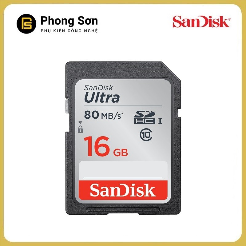 Thẻ nhớ SDHC 16GB Ultra 533x 80mb/s SD | BigBuy360 - bigbuy360.vn
